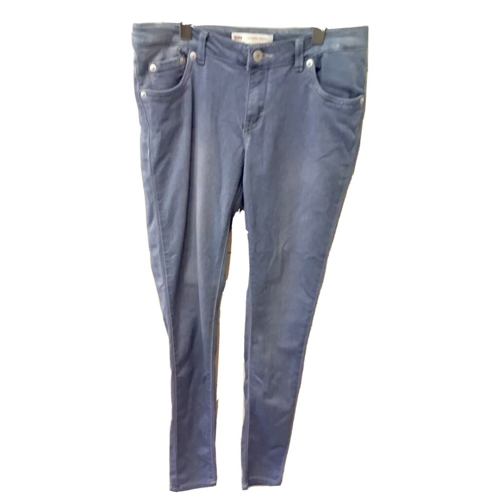 Levis 710 Super Skinny Jeans Womens 16 Blue Stretch‎ Denim